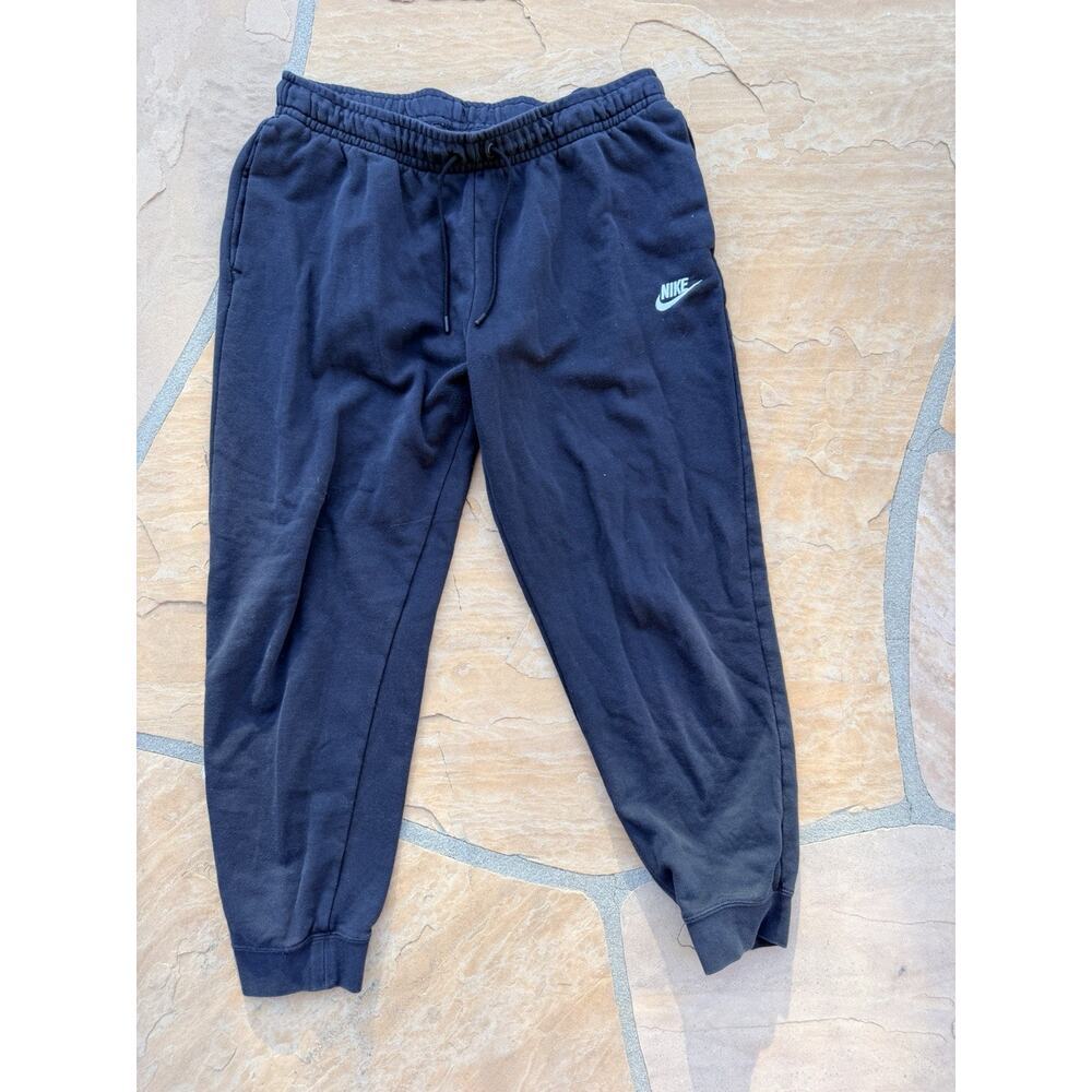Nike Sportswear Essential Fleece Pant Womens Large Joggers BV4095-010 Black